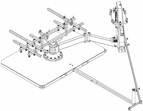 Diagram of ST100 saddle cutting device