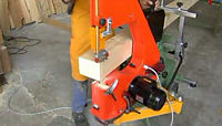 Bandsaw cutting beam end