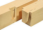 Dovetail mortise and tenon