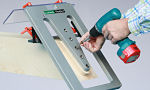 Mounting tenon template with screws